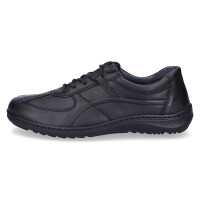 Waldläufer Herren Leder Schnürschuh schwarz