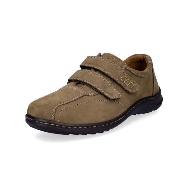 Waldläufer Herren Leder Klettschuh braun