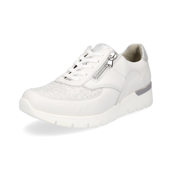 Waldläufer Damen Schnürschuh weiß