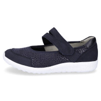 Waldläufer Damen Slipper blau