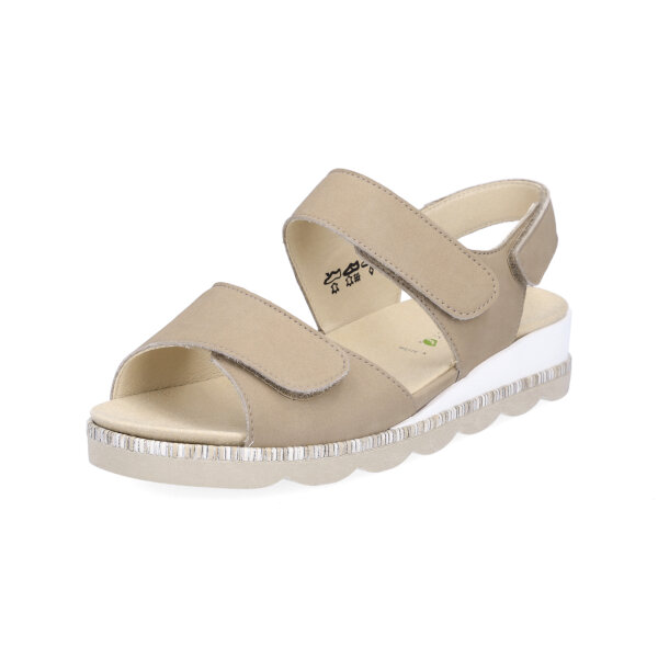 Waldläufer Damen Sandale beige mandel