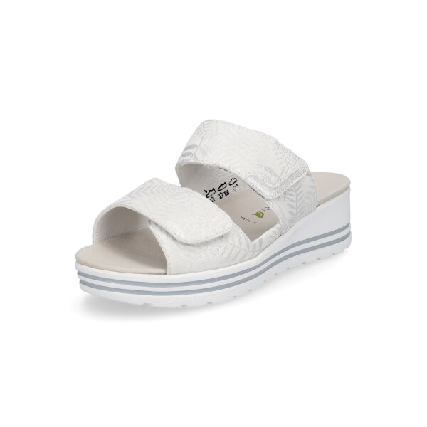 Waldläufer Damen Pantolette Michelle grau silber