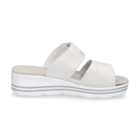 Waldläufer Damen Pantolette Michelle grau silber