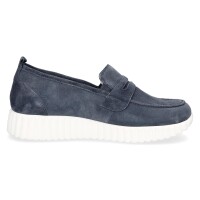 Waldläufer Damen Slipper jeans blau