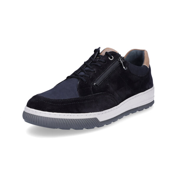 Waldl&auml;ufer Herren Leder Sneaker dunkelblau