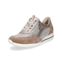 Waldläufer Damen Schnürschuh braun metallic
