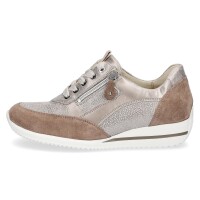 Waldläufer Damen Schnürschuh braun metallic