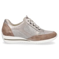 Waldläufer Damen Schnürschuh braun metallic