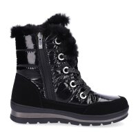 Caprice Damen Schn&uuml;rboot schwarz Lack