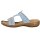 Rieker Damen Pantolette blau