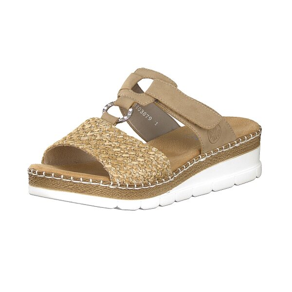Rieker Damen Pantolette beige