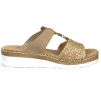 Rieker Damen Pantolette beige