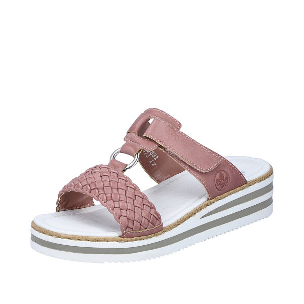 Rieker Damen Pantolette rosa