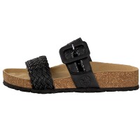 Rieker Damen Pantolette schwarz