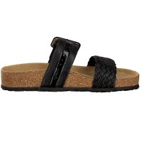 Rieker Damen Pantolette schwarz