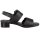 Rieker Damen Sandalette schwarz
