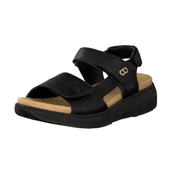 Rieker Damen Sandale schwarz