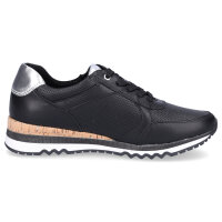 Marco Tozzi Damen Sneaker schwarz silber