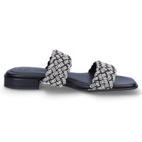 Marco Tozzi Damen Pantolette schwarz glitzer