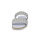 Marco Tozzi Damen Pantolette polar blau glitzer