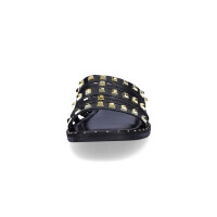 Marco Tozzi Damen Leder Pantolette schwarz