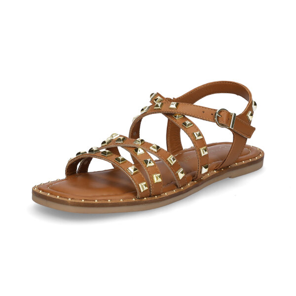 Marco Tozzi Damen Riemchensandale cognac