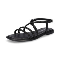 Marco Tozzi Damen Sandale schwarz Glitzer