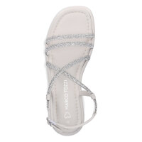 Marco Tozzi Damen Sandale creme glitzer