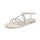 Marco Tozzi Damen Sandale creme glitzer