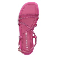 Marco Tozzi Damen Sandale pink Glitzer