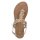 Marco Tozzi Damen Zehentrenner Sandale taupe