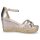 Marco Tozzi Damen Keil Sandalette rose metallic