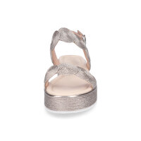 Marco Tozzi Damen Plateau Sandale rosa metallic