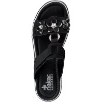 Rieker Damen Pantolette schwarz