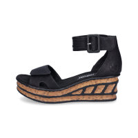 Rieker Damen Keilsandalette schwarz