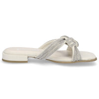 Marco Tozzi by GMK Damen Pantolette creme glitzer