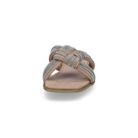 Marco Tozzi by GMK Damen Pantolette beige glitzer