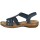 Rieker Damen Sandale blau