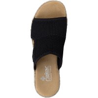 Rieker Damen Pantolette schwarz