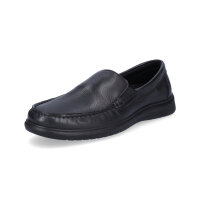 Ara Herren Leder Slipper schwarz
