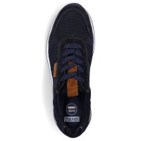 Ara Herren Sneaker Lisboa blau cognac