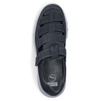 Ara Herren Leder Slipper blau