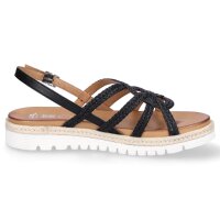 Ara Damen Leder Sandale schwarz