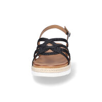 Ara Damen Leder Sandale schwarz