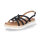 Ara Damen Leder Sandale schwarz
