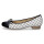 Ara Damen Leder Ballerina weiß blau