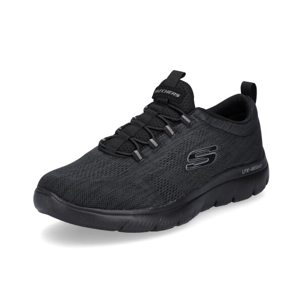 Skechers Herren Slip-on Sneaker Summits Louvin schwarz