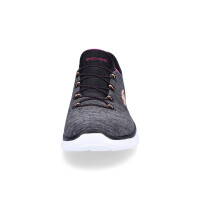 Skechers Damen Slip-in Sneaker Dazzling Haze schwarz grau