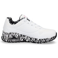 Skechers JGoldcrown Damen Sneaker UNO Loving Love wei&szlig;