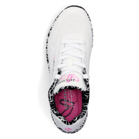 Skechers JGoldcrown Damen Sneaker UNO Loving Love wei&szlig;